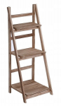 Flower stand folding bookcase wooden ladder 3