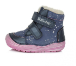 Talvised nahast saapad D.D.Step W071-887-W, sinine