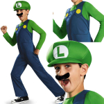 Kost&uuml;&uuml;m Super Mario Luigi 137-149 cm
