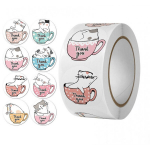 Kleebised lindil kirjaga Thank You, 500 tk