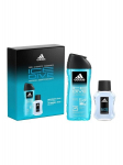 Kinkekomplekt Adidas Ice Dive meestele: tualettvesi Edt, 100 ml + du&scaron;igeel, 250 ml