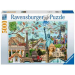 Pusle Ravensburger Big City Collage, 5000-osaline