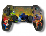 RE PlayStation 4 Doubleshock 4 V2 juhtmeta, Bluetooth, Mario-1 (PS4 /PC/PS5 / Android / iOS)