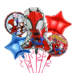 Fooliumist &otilde;hupallide komplekt &Auml;mblikmees ( Spiderman) AYD230510-11, 5 tk