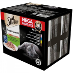 Konservide komplekt kassidele Sheba Kot Sauce Lover Mega Pack, 32x85 g