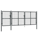 vidaXL v&otilde;rgust aiav&auml;rav, antratsiithall, 400x175 cm, tsingitud teras
