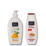 Bio seep n&auml;ole ja k&auml;tele Apelsini&otilde;ied ja du&scaron;igeel Mandlipiim Komplektis 2 tk 1000ml+750ml