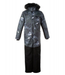 Huppa Poiste talvekombe BRUCE 2, dark green pattern/ black