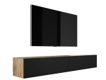 Telerikapp 2 X 100 cm, must