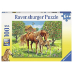 Ravensburger pusle 100 tk, Hobused