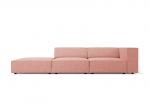 Vasakpoolne diivan Cosmopolitan Design Arendal, roosa