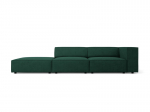 Vasakpoolne diivan Cosmopolitan Design Arendal, roheline