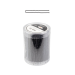 Juukseklambrid E-65 300 tk, 7 cm must