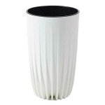 Pott Stripped Eco, valge, 30xh51 cm