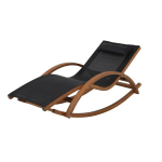 Patio Larice voodi, must/pruun