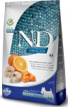 Farmina Pet Foods N&D v&auml;ikest t&otilde;ugu koertele tursa, k&otilde;rvitsa ja apelsinidega, 800 g