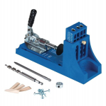 KREG Jig K4 Starter Set (K4) puusepa vuukide s&uuml;steem puidule koos puurimismalliga K4, astmepuuriga, otsaku, kruvide ja t&uuml;&uuml;blitega
