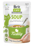 Kalkunisupp kassidele Brit Care Soup with Turkey, 75g