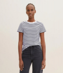 Tom Tailor naiste T-s&auml;rk 1035867*31641, valge/must