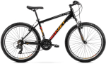 ROMET Rambler R6.0 (2024) 26" 17" M, must-oranž-punane (variant B)