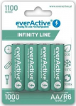 Patareid everactive infiniti 1100mah aa , 4 tk.