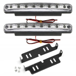 Led S&otilde;idutuled 2x8led, ME Premium, Led Vairavimo Žibintai 2x8led, ME Premium