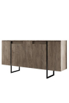 Kummut Kalune Design Luxe, pruun/must
