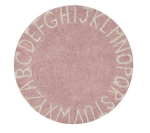 Pestav puuvillane vaip Round ABC Vintage Nude-Natural &Oslash;150cm