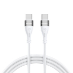 USB C PD 65W kaabel 1 m pikk - valge
