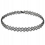 CHOKER CLASSIC must gooti ripats CH12 CH12, CHOKER CLASSIC Juodas gotikinis pakabukas CH12