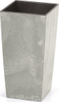 Prosperplast urbi Square Effect, hall v&auml;rv, 32,5 x 32,5 x 61 cm, 3 tk.