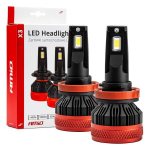 LED esitule pirnid H8/H9/H11 90W X3 Series Canbus AMiO 02981