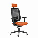 Ergonoomiline kontoritool Powerton Lucie, oranž