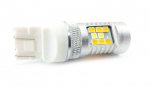 W21/5W LED-pirn 7443 12V 2000lm Canbus , valge ja oranž, 1 tk.