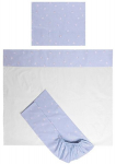 Lorelli beebivoodi komplekt Tiny Dream Train Blue, 60x120, 3-osaline