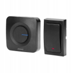 Patareivaba v&auml;line traadita uksekell, czarny