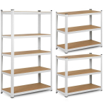 Valgest metallist hoiuriiul 150x75x30cm, 625kg