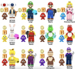 Constructor Super Mario printsess Peach figuur HeroBricks, 5cm