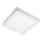 LED plafond Bolero 6in1 18W 3000-4000-6000K IP40 ruutu, biały