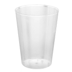 Taaskasutatavad tassid - ALGON - 10 tk - L&auml;bipaistev - 500 ml - 12,5 cm k&otilde;rgus - 9 cm laius - 9 cm pikkus