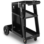 Suvirduse k&auml;ruk&auml;ru gaasiballooni hoidikuga, 3 riiulit, kuni 80 kg