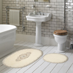 Vonios komplektas (2 vienetai) Selonya Oval - Cream