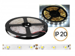 PS ECO LED-juhe IP20, k&uuml;lmvalge valgus, 300 SMD2835 LED-i, 5m, valge alusplaat.