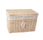 Home4You vitstest korv Willi Tassel, 60x40x40 cm