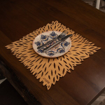 Stalo kilimėlio rinkinys (4 vienetai) Pointy - Honey