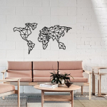 Wallity riputatav dekoratsioon World Map, 1 tk.