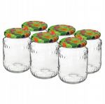 Klaasist s&auml;ilituspurk kruvikorgiga 720ml 6tk