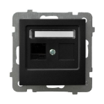 Ospel AS must - CAT5e arvutipesa GPK-1G/K/m/33, czarny