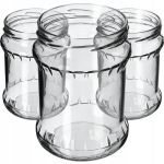 8x klaaspurk 500 ml mason purgid mee moos kurkide mahl