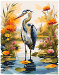 Maalimiskomplekt numbrite j&auml;rgi Heron 30x40